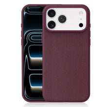 Burgundy Woven Magnetic Case for iPhone 18 Pro Max / 17 Pro Max