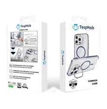 Navy Blue Camera Kickstand Magnetic Case for iPhone 16e