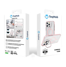 Pink Camera Kickstand Magnetic Case for iPhone 13 Pro