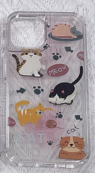 3 in 1 Design Cat Case for iPhone 15 Pro Max