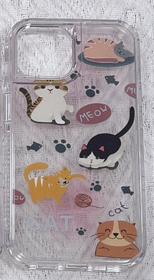 3 in 1 Design Cat Case for iPhone 15 Pro
