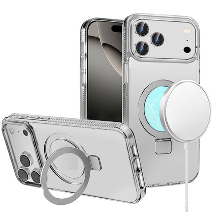 Clear Case Kickstand with Magnetic Compatibility for iPhone 17 6.1