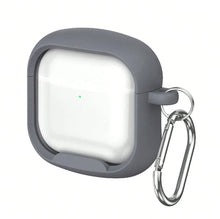 Gray Clear Heavy Duty Case for AirPods 4