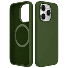 Dark Green Soft Magnetic Silicone Case for iPhone 13 Pro Max