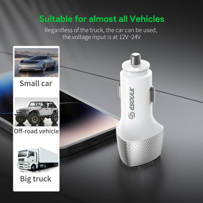 40W Dual Type-C Port FAST CAR CHARGER