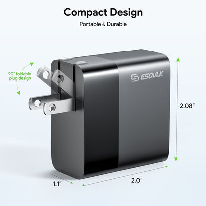 45W PD Dual Type-C Fast Wall Charger
