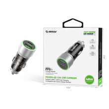 White PD30W + QC18W Car Charger