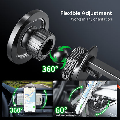 Air Vent Transparent Magnetic Car Holder