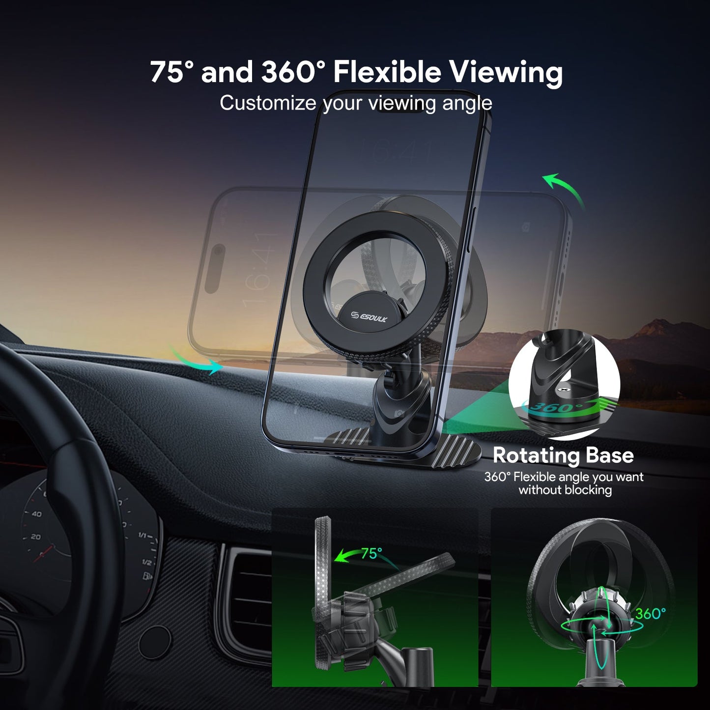 DASHBOARD MAGNETIC CAR MOUNT Magnetic Bracket for car dashboard
