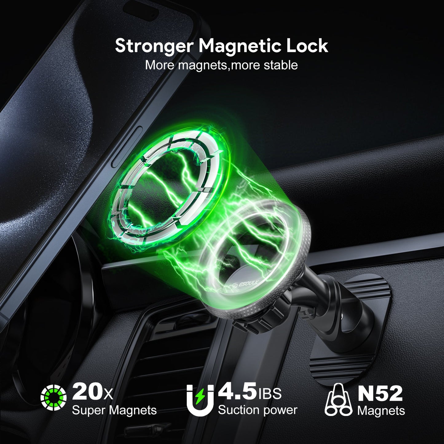 DASHBOARD MAGNETIC CAR MOUNT Magnetic Bracket for car dashboard