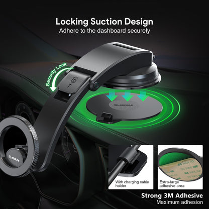 MAGNETIC CAR HOLDER Windshield and Dash Mount