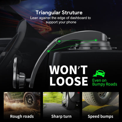 MAGNETIC CAR HOLDER Windshield and Dash Mount