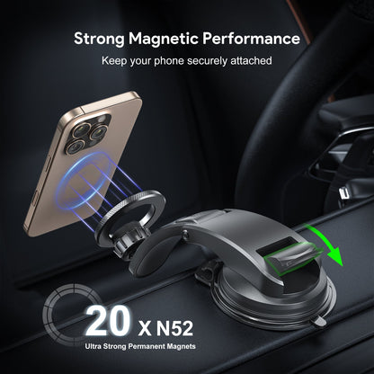 MAGNETIC CAR HOLDER Windshield and Dash Mount