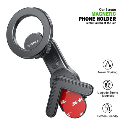 Car Screen Magnetic Phone Holder For EV's with Flat screen