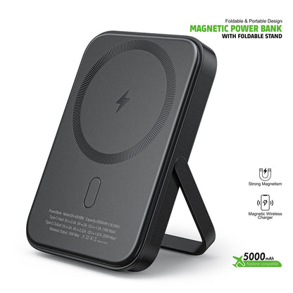 5000mAh Magnetic 15W Wireless Charge Power Bank