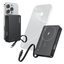 10000mAh Built-In Cable Magnetic Power Bank