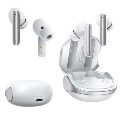 Noise Reduction Wireless Earbuds WHITE