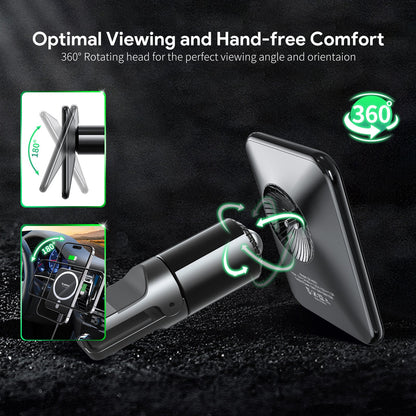 15W Magnetic Wireless Charger Air Vent Car Mount