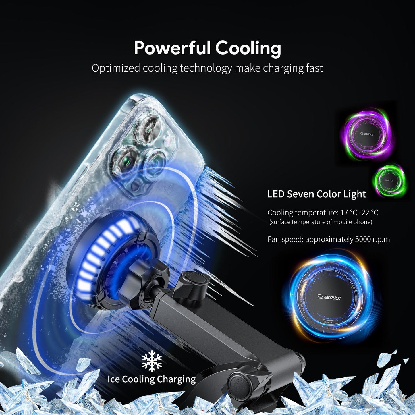 15W Magnetic Wireless Car Charger