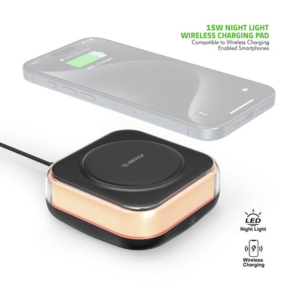 15W Night Light Wireless Charging Pad