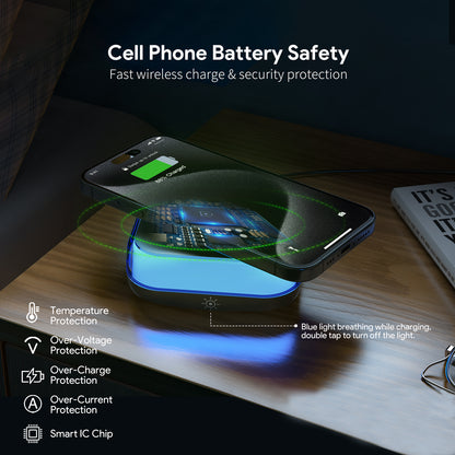 15W Night Light Wireless Charging Pad
