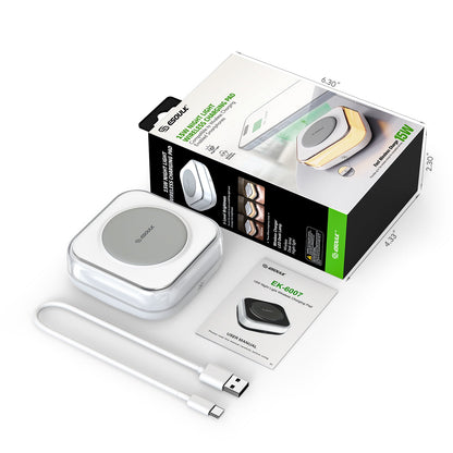 WHITE 15W NIGHT LIGHT WIRELESS CHARGING PAD
