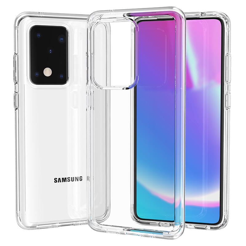 Clear Galaxy s20 Hard Back TPU
