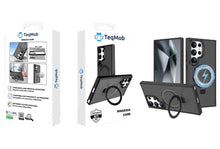 Black Frosted Kickstand with Magnetic Compatibility with Package for Samsung Galaxy S25