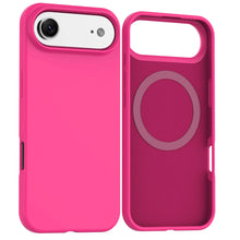 Hot Pink Soft Magnetic Silicone Case for iPhone 17 Air