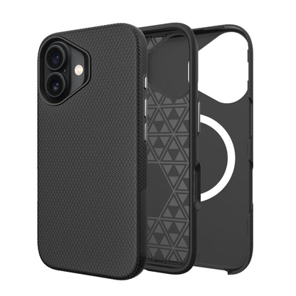 Black Triangle Case with Magnetic Compatibility for iPhone 17