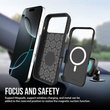 Black Triangle Case with Magnetic Compatibility for iPhone 17 Pro