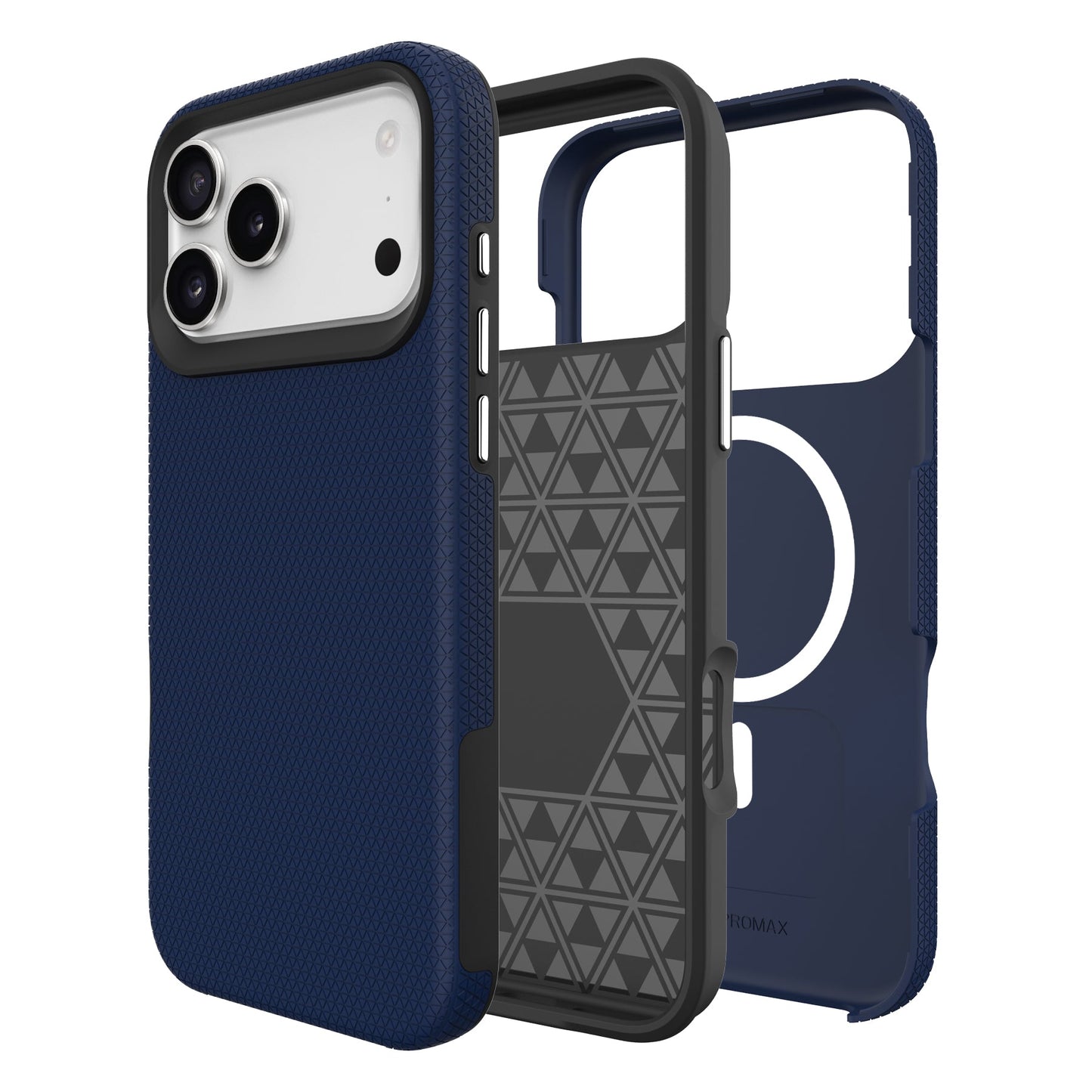 Blue Triangle Case with Magnetic Compatibility for iPhone 17 Air