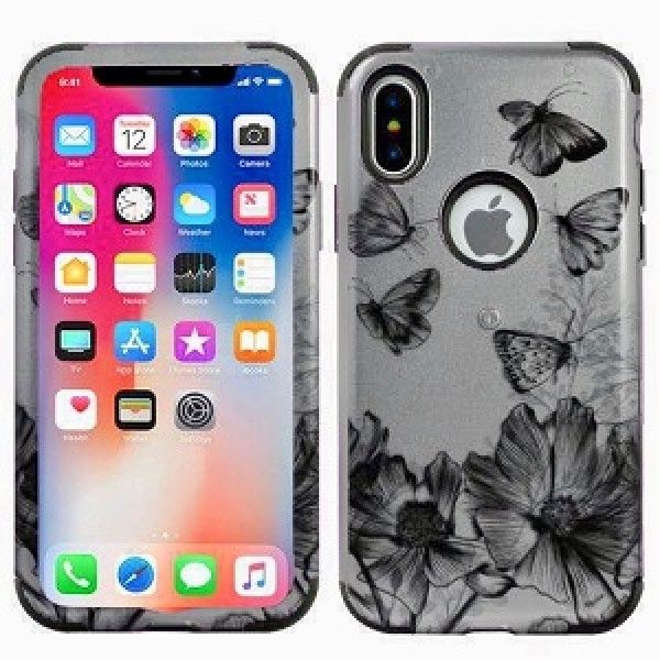 iPhone XS MAX Aries Design Floral Butterflies