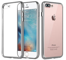 iPhone 8/7 Plus TPU Metal Frame Silver