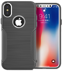 iPhone X/XS Carbon INT Case Silver