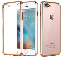 iPhone 8/7 TPU Metal Frame Gold