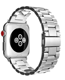 iWatch Stainless Steel MetalBand 42"/44"/45"/49" Silver