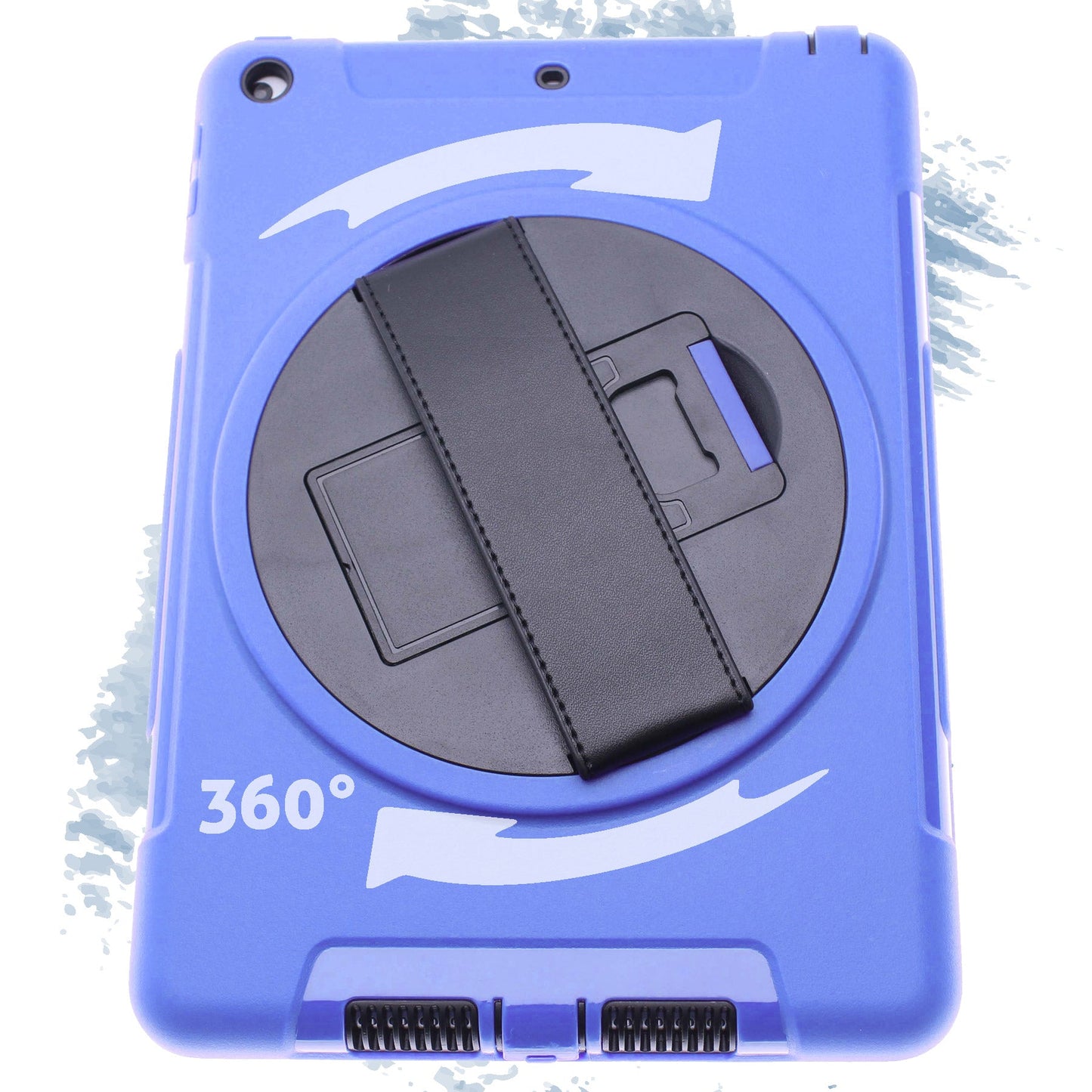 Blue iPad Pro/Air 10.5" Heavy Duty Case with Black Strap