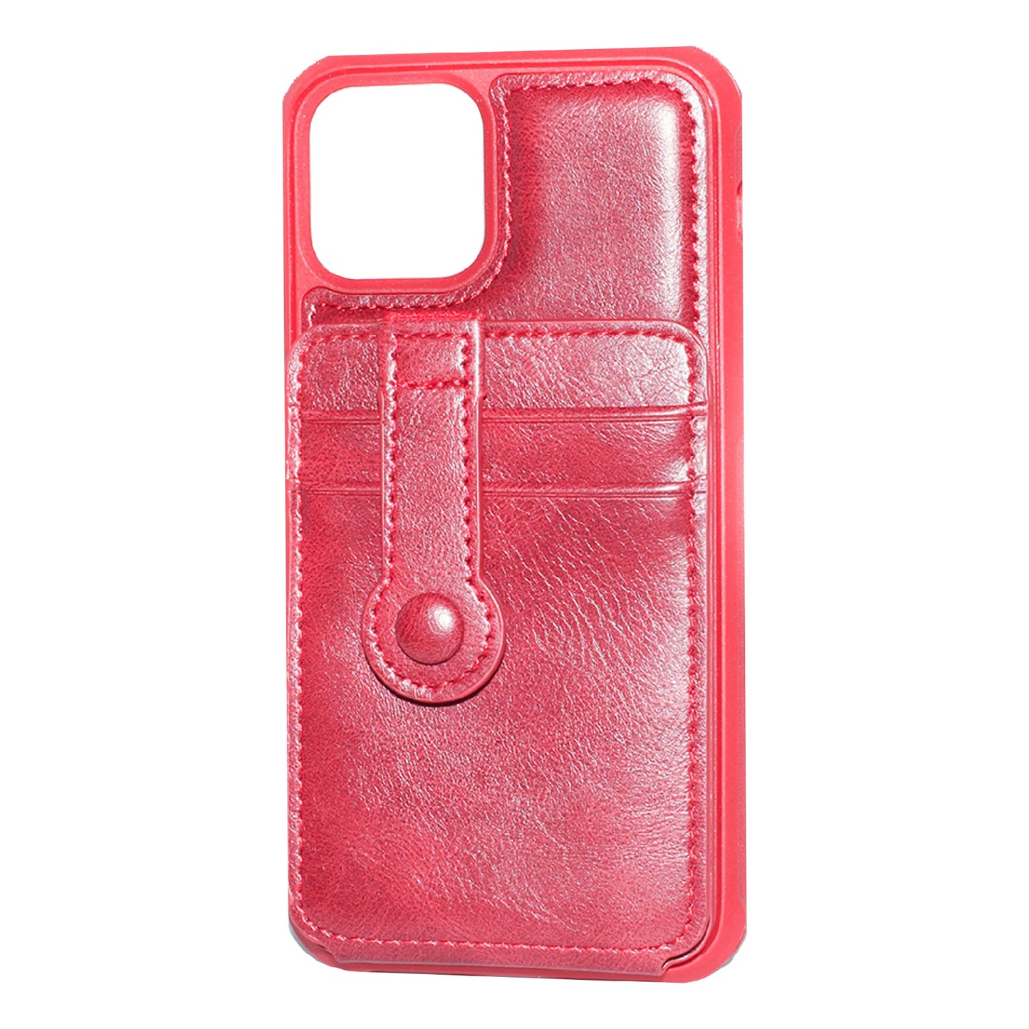RED iPhone 11 Back Wallet case