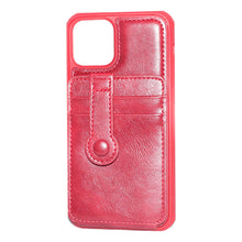 Red iPhone 11 Pro Back Wallet case