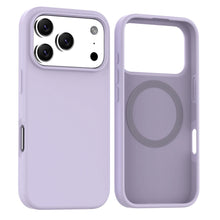 Lavender Soft Magnetic Silicone Case for iPhone 17 Pro Max