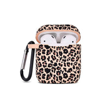 Leopard Print Air Pods Silicone Case Design