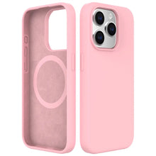 Light Pink Soft Magnetic Silicone Case for iPhone 14 Pro Max