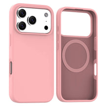 Light Pink Soft Magnetic Silicone Case for iPhone 17 Pro