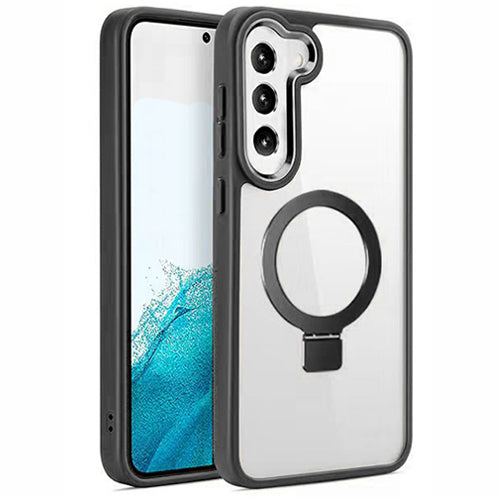 Black Frame Kickstand with Magnetic Compatibility for Samsung Galaxy S24 Plus