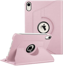 Rose Gold PU Leather Folio Folding 360 Case for iPad Mini 7 / Mini 6