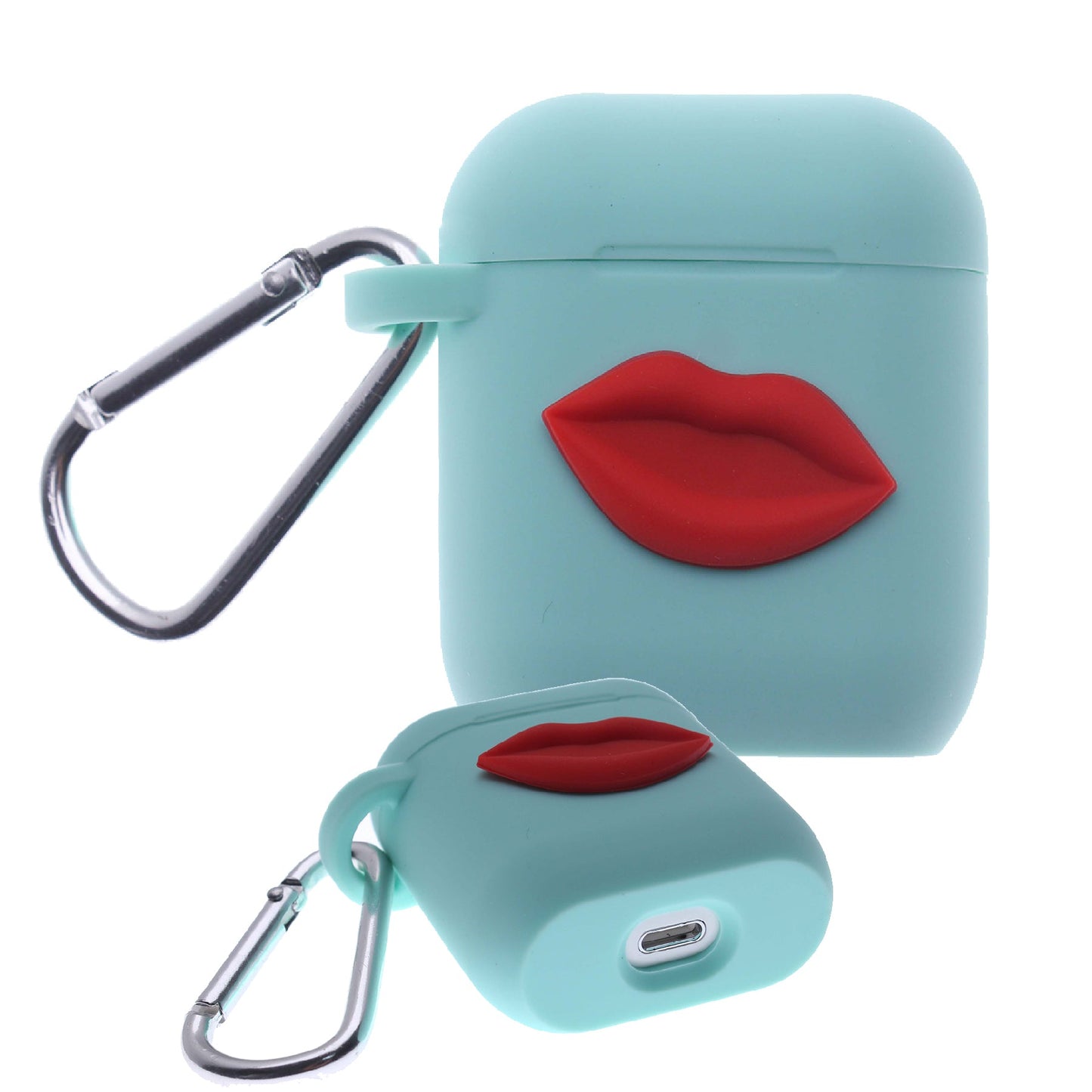 Air Pod Silicone Case 2D Mint Kiss Design