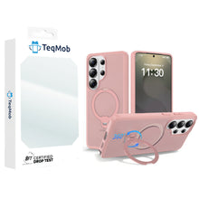 Pink Frosted Kickstand with Magnetic Compatibility with Package for Samsung Galaxy S26 Plus