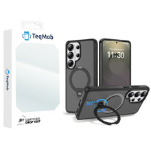 Black Frosted Kickstand with Magnetic Compatibility with Package for Samsung Galaxy S26