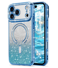 Blue Diamond TPU Case for iPhone 17 Pro